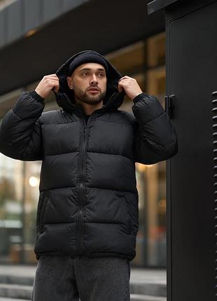 Пуховик зимний мужской "heat" intruder черный