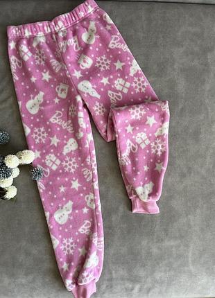 Теплі домашні штани на дівчинку 7-8 років