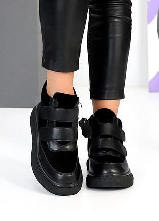 Ботинки женские зимние кожаные/замшевые