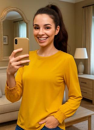 Блузка блуза реглан длинный рукав размер 2xl (52)