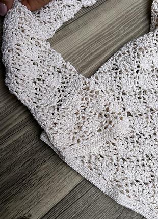 Мережевний джемпер кроше 10