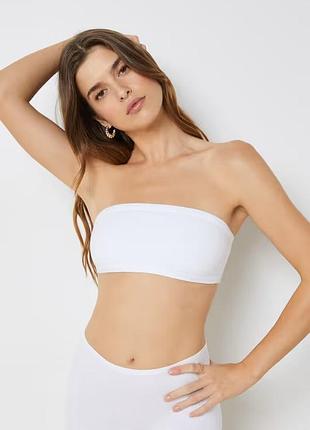 Кружевной бюстгальтер без бретелей "etam"