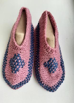 Шкарпетки- слідки жиночі в'язані, теплі, високі