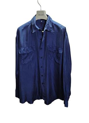 Рубашка valentino из натурального шелка оригинал