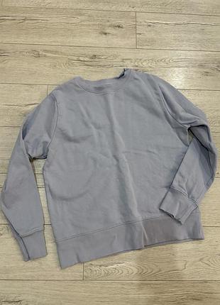 Світшот блакитний жіночий на флісі