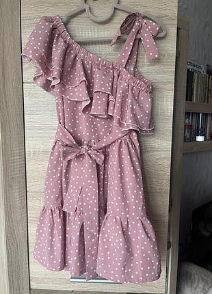 Сарафан літній у горошок