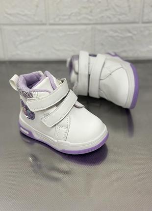 Черевики на дівчинку хайтопи ботінки кросівки  осінні дитячі кеди