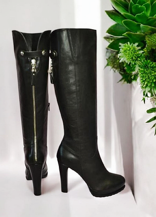 ) mai piu senza италия  натуральная кожа! шикарные сапоги ботфорты! 1000 пар тут!