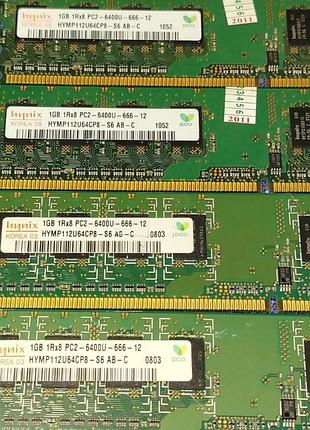 Оперативная память ddr2 по 1гб - 6400u, озу pc2