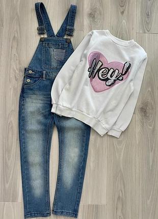 Утеплений, красивий комбінезон cool club на дівчинку 6-7 років.