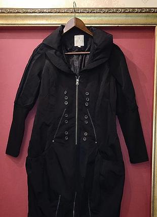 Готична сукня плащ ze-ze 44-46 m 38 10 готическое платье гот плащ другим рукавом рукавами миди міді вінтажна винтаж вінтаж