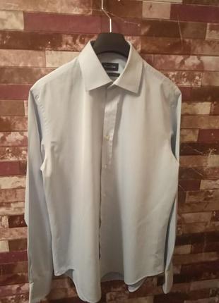 Massimo dutti чоловiча сорочка,100%бавовна