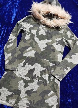 Кофта, туника с капюшоном