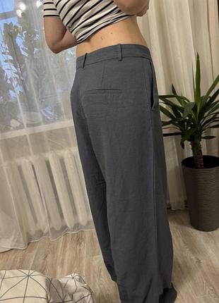 Брюки,кюлоты,палаццо,лен.