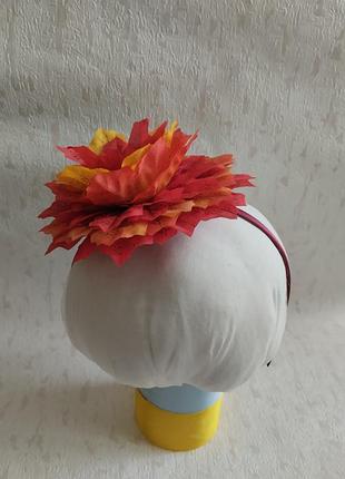 Аксессуары, украшения для волос. осенний обруч ободок ободок венок с осенними листьями на праздник осени к костюму осень листочек v.j.v.