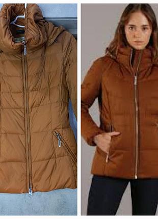 Легкий, теплый, фирменный, пуховик, с капюшоном, с карманами