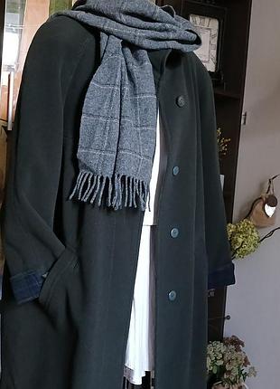 Пальто шерсть кашемир батал полупальто шерстяное теплое fabiani