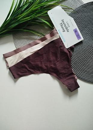 Бесшовные трусы трусики стринги primark