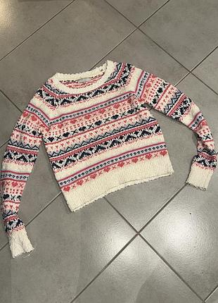 Світер теплий вʼязаний