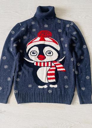 Очень теплый новогодний гольф м-л