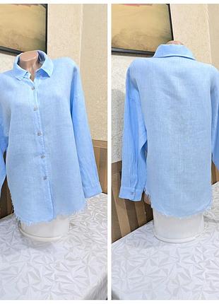 Льняна сорочка. made in italy.