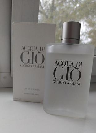 Giorgio armani acqua di gio pour homme туалетная вода для мужчин 200мл оригинал