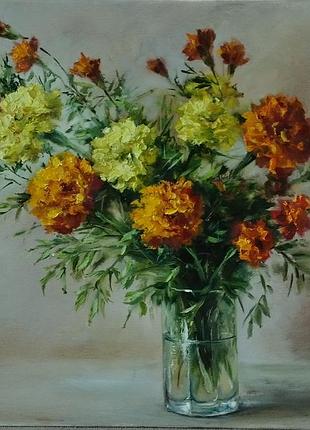 Картина масляными красками на холсте