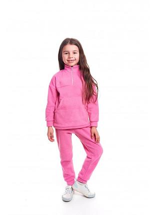 Костюм для дівчинки. флісовий, теплий.