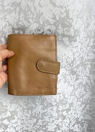 Кожаный кошелек кошельков genuine leather натуральная кожа, портмоне companhia de couro