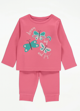 Хлопковая пижама для девочки