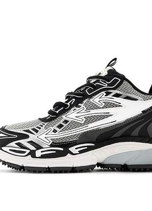 Кроссовки off white be right back grey black 4