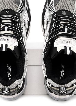 Кроссовки off white be right back grey black 3