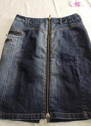 Юбка женская джинсовая размер м,(29)