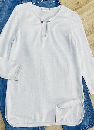 Вовняний светр туніка tory burch