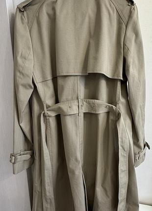 Тренч бежевий mango 2