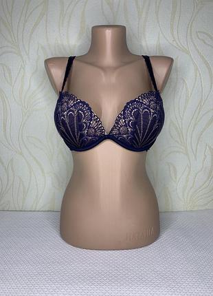 Ліфчик синій,мереживо