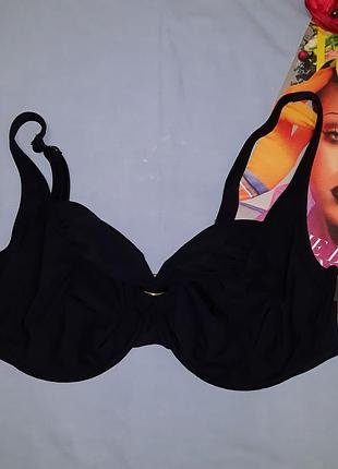 Верх от купальника раздельного  бюст чашка 95 d 42 d черный на косточках  rosa faia