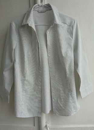 Женская трендовая рубашка с короткими рукавами, размер s