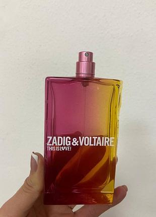 Жіночі парфуми zadig & voltaire this is love💞
