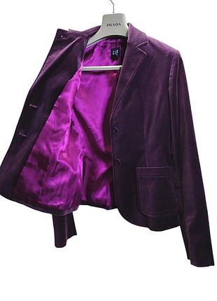 Велюровый пиджак жакет от gap
