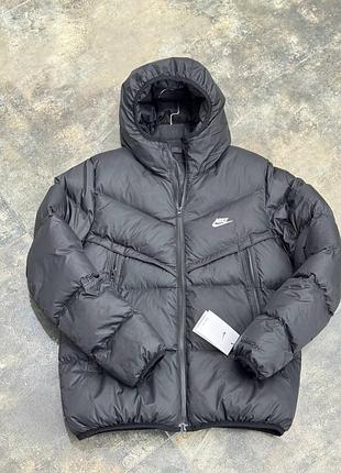Пуховик nike storm-fit черный