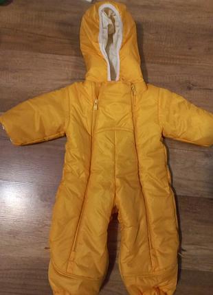 Теплый комбинезон, от 0 до 12 мес