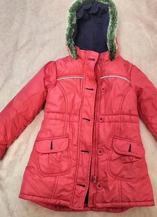 Куртка утепленная флисом кики&amp;коко на рост 116 см