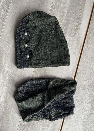 Комплект шапка  снуд 8+ років