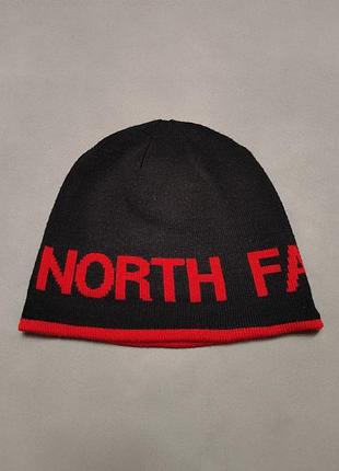 Шапка the north face двухсторонняя