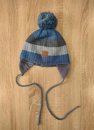 Шапка на завязках дитяча