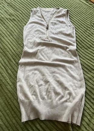 Шерстяне плаття тепле з замком