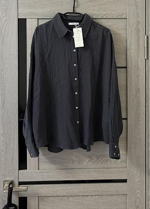 Муслиновая рубашка большого размера
