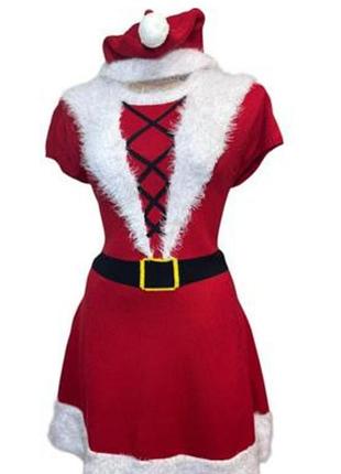 Карнавальное трикотажное платье элька