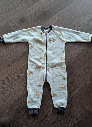 Флисовый комбинезон (поддева) размер 86
